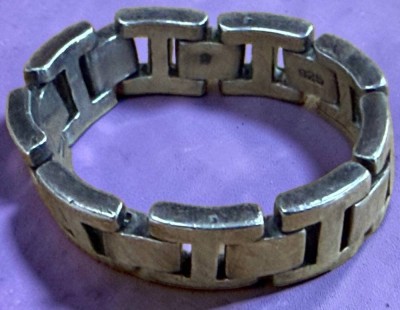 Auktion 376<br>Silber-Kettenring-925-, RG 69, 8,61 gr [1]