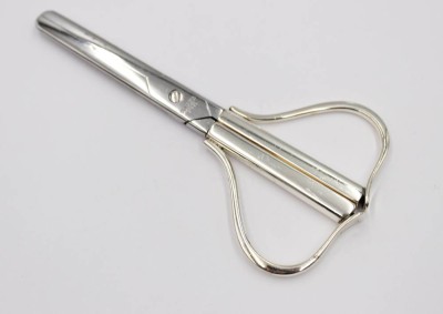 Auktion 376<br>Schere mit Sterling-Griffen, Dänemark, L-12,5cm [1]