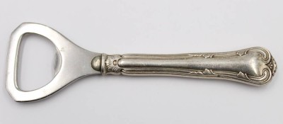 Auktion 376<br>Flaschenöffner, Silbergriff, COHR, Dänemark 1950 ?, L-13cm [1]