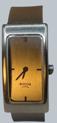 Auktion 376<br>Analoge Boccia Quarz-Armbanduhren aus Titan  in OVP, mit Papieren und Rechnung, Werk läuft [1]