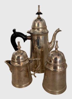 Auktion 376<br>massiver Kaffeekern E.P.N.S., gut erhalten, H- Kanne 23 cm [1]
