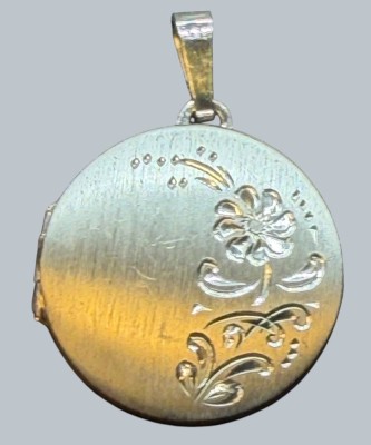 Auktion 376<br>kl. runde Fotoanhänger, Silber-835- K&L, D-2 cm, 3,77 gr [1]