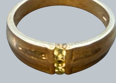 Auktion 376<br>Silberring-925- mit 3 grünen Steinen, RG 62, 4,06 gr [1]