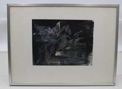 Auktion 376<br>Pegasus ,wahrscheinlich? eine Kombination aus Monotypie (Monoprint) und Schabetechnik , [1]
