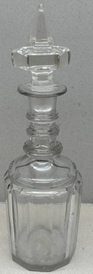 Auktion 376<br>antike Likorkaraffe, 19. Jhd., H-31,5 cm, guter Zustand [1]