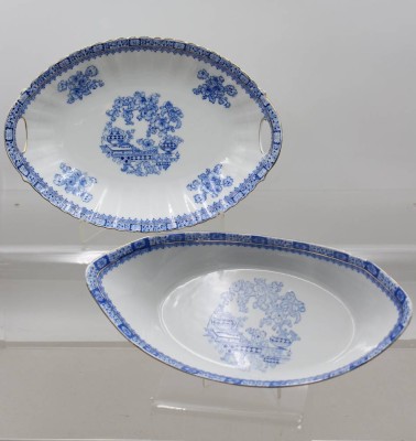 Auktion 376<br>Brotschalen China Blau div . Hersteller  [1]