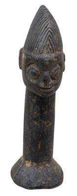 Auktion 376<br>traditionelle afrikanische Holzfigur der Yoruba , H-24 cm, älter [1]