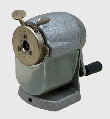 Auktion 376<br>vintage Bleistiftanspitzer, Metall, H-ca. 11 cm [1]
