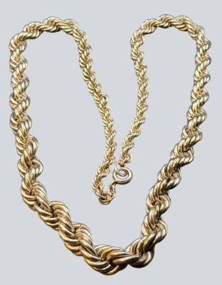 Auktion 376<br>Silber-835- Kordelkette, ca. 50 cm, 31,87 gr [1]
