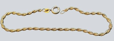 Auktion 376<br>Silber-835- Kordel-Armband, L-20 cm, 4,17 gr [1]