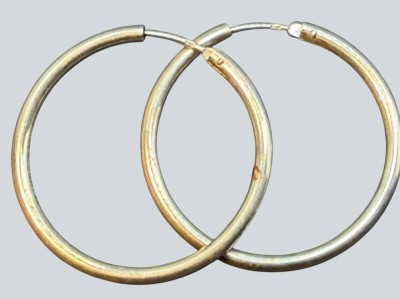 Auktion 376<br>Paar  Silber-925- Creolen, D-3 cm, 3,95 gr [1]