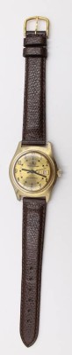 Auktion 376<br>goldfarbene Meister-Anker Vintage-Armbanduhr mit Handaufzug in guter  getragener Erhaltung . [1]