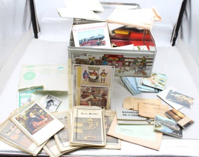 Auktion 376<br>Konvolut aus historischen Sammelbildern,   in einer Blechdose [1]