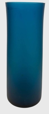 Auktion 376<br>hohe Stangenvase, Türkisfarben, H-48,5 cm, D-17 cm, minim. Chip am Rand [1]