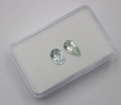 Auktion 376<br>2 div. Aquamarine, zus. ca. 4,9 Karat [1]