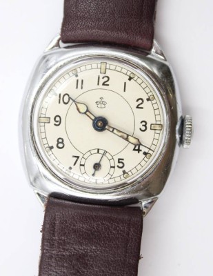 Auktion 376<br>Vintage-Armbanduhr, Gebrüder Thiel (Ruhla), älter, Werk läuft nur an, ca. D-2,5cm [1]