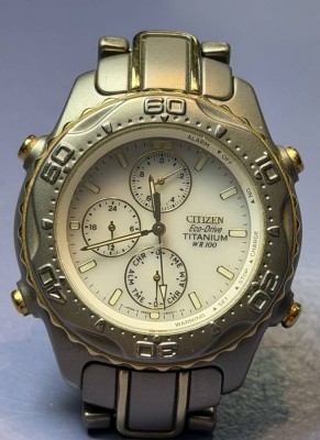 Auktion 376<br>Citizen Eco Drive Titanium, 0855-H01113, sehr guter Zustand, Quartz, [1]