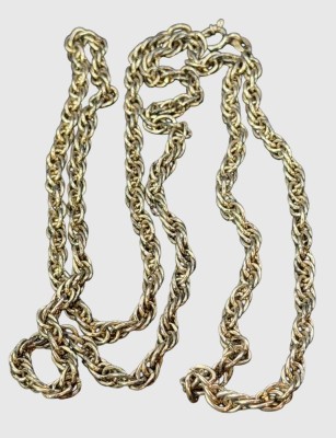 Auktion 376<br>Lange, schwere Halskette Silber-925-, L-80 cm, 40,70 gr [1]