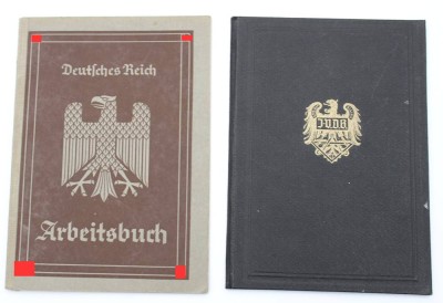 Auktion 376<br>Arbeitsbuch und Lehrbrief, 3. Reich [1]