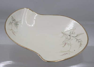 Auktion 376<br>Vintage-Porzellanschale, Edelstein, leicht berieben, ca. 24 x 19cm [1]