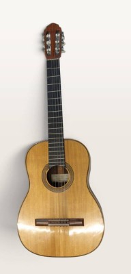 Auktion 376<br>Willy Meier „Bauselius“ Konzertgitarre, wohl Reparaturstelle, ca. L-96cm [1]