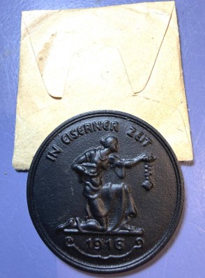 Auktion 376<br>Eisenmedaille 