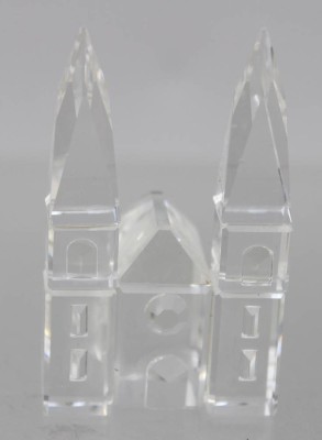 Auktion 376<br>kl. Kirche, Swarovski, ca. H-5,5cm [1]