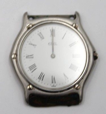 Auktion 376<br>Armbanduhr, Ebel Sport Classique, Quarzwerk nicht geprüft, ohne Armband, Tragespuren, ca. D-3,5cm [1]