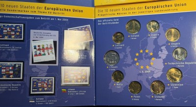 Auktion 376<br>10 Münzen der 10 neuen Staaten der EU, 1.5.2004, in Blister [1]