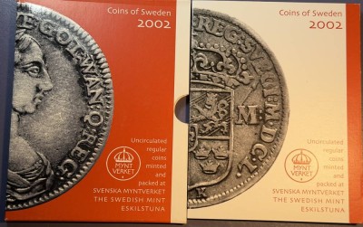 Auktion 376<br>Coins of Sweden, 2002, in Blister [1]