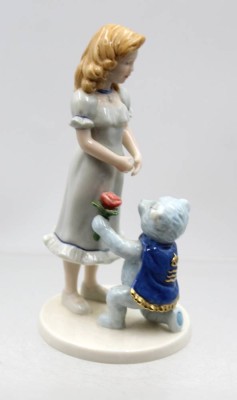 Auktion 376<br>Figurengruppe,  Schneeweißchen und Rosenrot, Royal Copenhagen/Steiff, ca. H-13cm [1]