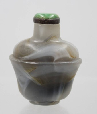 Auktion 376<br>antike chinesische Schnupftabakflasche (Snuff Bottle), wohl Achat, ca. H-6,5cm [1]