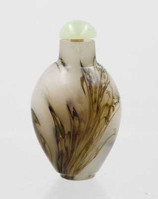 Auktion 376<br>chinesische Schnupftabakflasche, wohl Glas, ca. H-8cm [1]