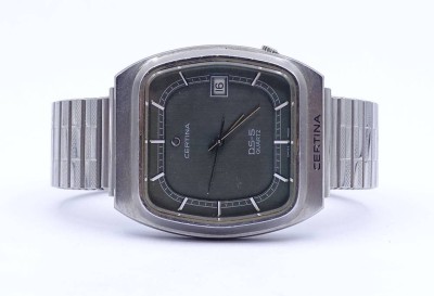 Auktion 368<br>Herren Armbanduhr CERTINA DS-5, Quartzwerk, Gehäuse 36x39mm, Funktion nicht getestet [1]