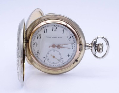 Auktion <br>Große Herren Taschenuhr 