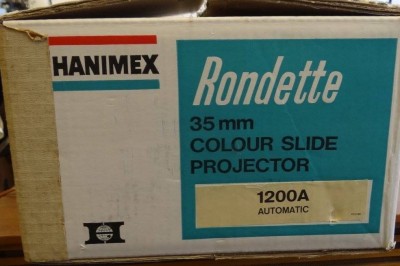 Auktion <br>35mm Hanimex Rondette slide projector 1200A in orig. Karton [1]