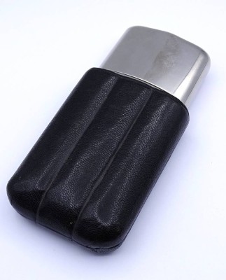 Auktion <br>Flachmann, in Tasche, 14x6cm, Markenlos [1]