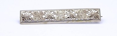 Auktion <br>Filigrane Silber Brosche 0.835 L. 5,6cm, 4,2g. [1]
