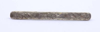 Auktion <br>835er Silber Brosche, L. 6,0cm, 3,3g. [1]