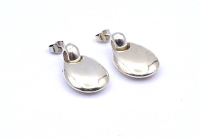 Auktion <br>Paar Ohrstecker, Silber 925/000, L. 2,4cm, zus. 7,2g. [1]