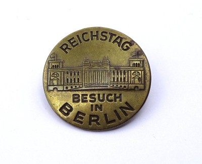 Auktion 371<br>Anstecker Reichstag - Besuch in Berlin [1]
