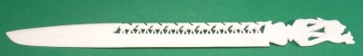 Auktion 369<br>Brieföffner aus Bein, Kamelbrücke, L-27 cm [1]