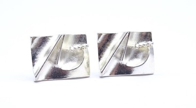 Auktion 370<br>Paar Manschettenknöpfe mit ausgefallenen Design, gestempelt Silber 835 - aber nur versilbert!? [1]