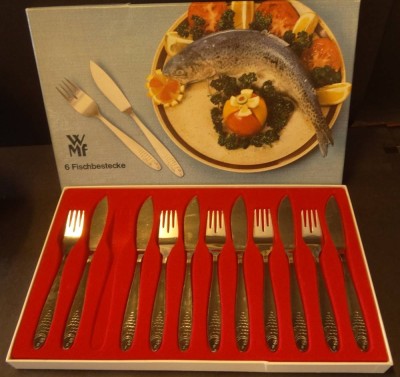 Auktion <br>Fischbesteck 
