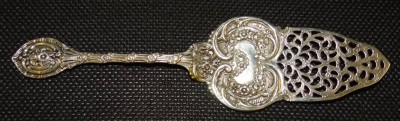 Auktion <br>Kuchenheber, Silber-800-, L-17,5 cm, 33,8 gr. [1]