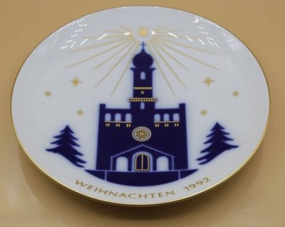 Auktion <br>Weihnachtsteller, KPM Berlin, 1992, D-19,5cm [1]