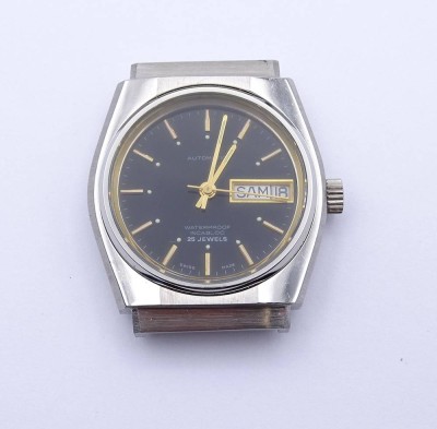Auktion <br>Armbanduhr , Markenlos, Automatic, Werk läuft, D. 29,5mm [1]