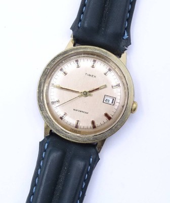 Auktion 356<br>Herren Armbanduhr TIMEX, mechanisch, Werk steht, D. 35mm, (voll aufgezogen) [1]