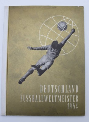 Auktion <br>Sammelalbum, Deutschland - Fussballweltmeister 1954, guter Zustand, kompl. [1]