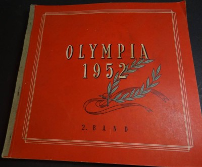 Auktion <br>Sammelalbum Olympia 1952, 2.Band, nut tw. gefüllt [1]